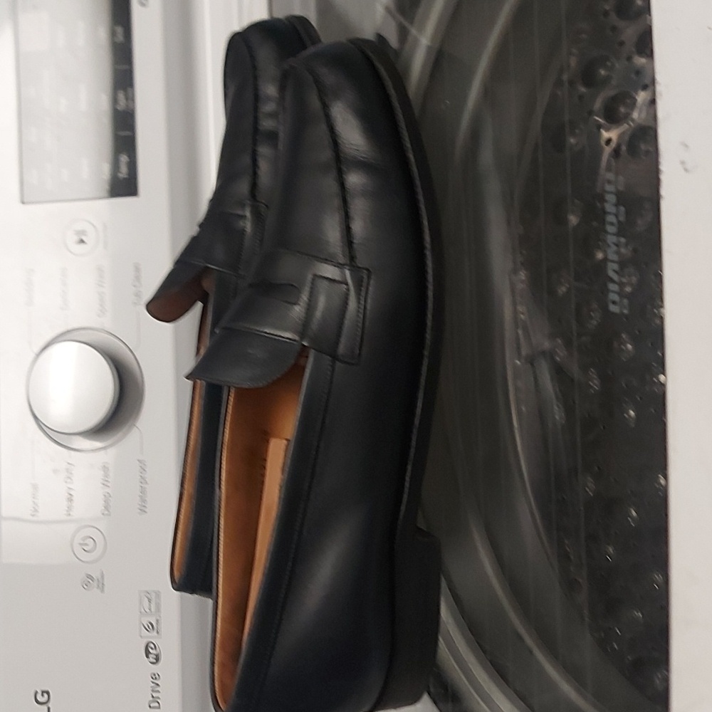 Classic J.M Weston Black Penny Loafers - Picture 4 of 16